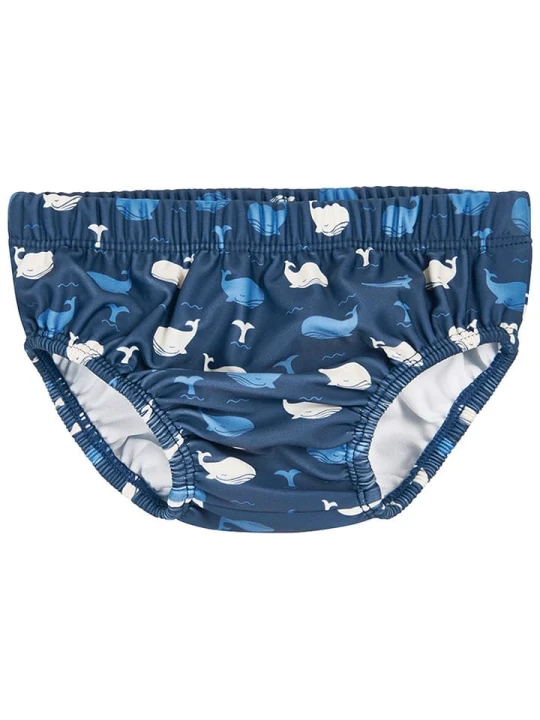 Zdjęcie produktu Playshoes Pieluszka kąpielowa "Whale" w kolorze granatowym rozmiar: 74/80