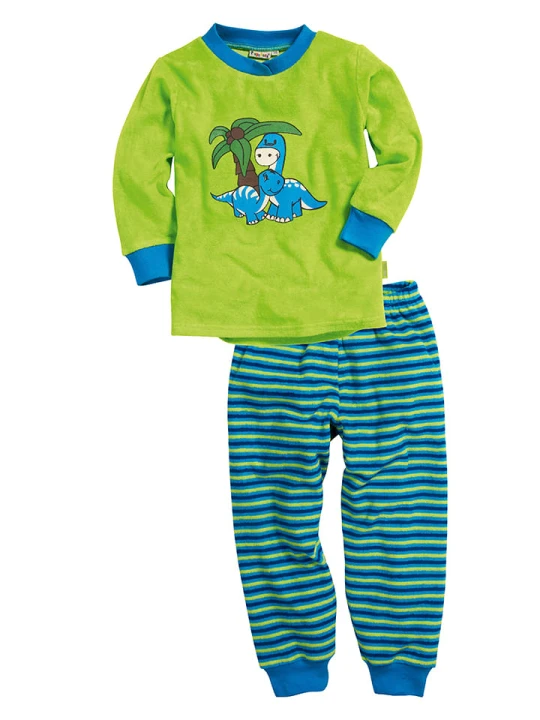 Zdjęcie produktu Playshoes Piżama w kolorze zielono-niebieskim rozmiar: 116