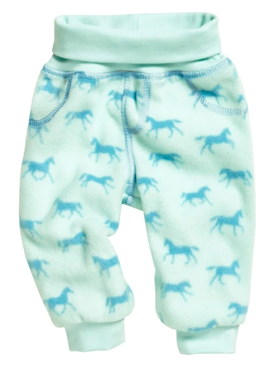 Zdjęcie produktu Playshoes Spodnie polarowe w kolorze miętowym rozmiar: 98