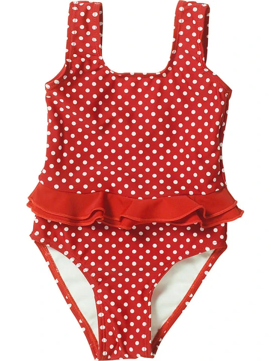 Zdjęcie produktu Playshoes Strój kąpielowy w kolorze czerwono-białym rozmiar: 122 / 128