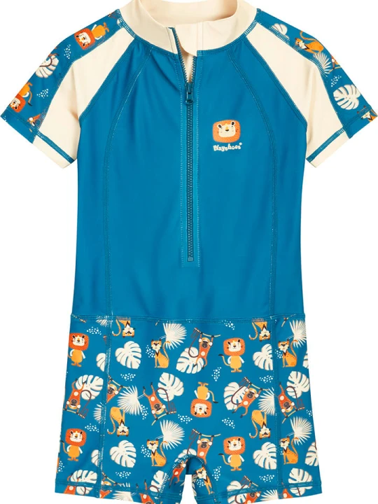 Zdjęcie produktu Playshoes Strój kąpielowy w kolorze niebieskim ze wzorem rozmiar: 110 / 116