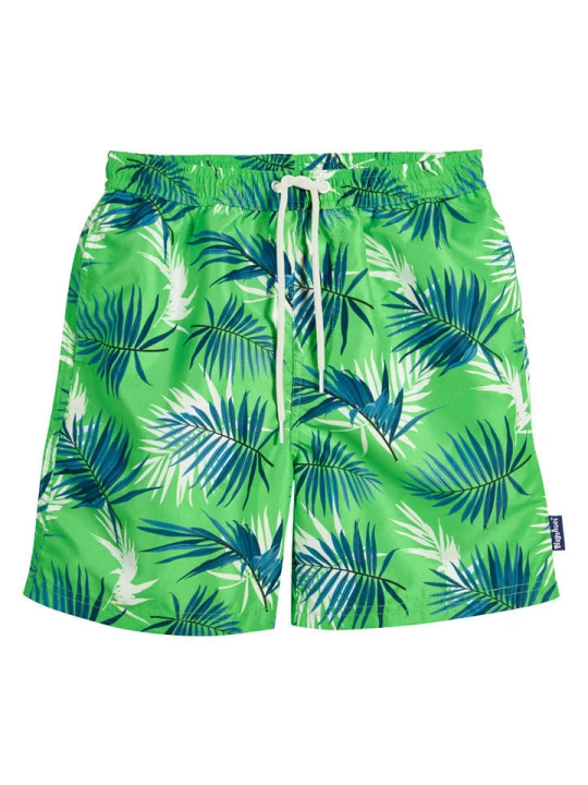 Zdjęcie produktu Playshoes Szorty kąpielowe "Hawaii" w kolorze zielono-niebieskim rozmiar: 134 / 140