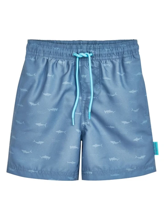 Zdjęcie produktu Playshoes Szorty kąpielowe "Sharks" w kolorze niebieskim rozmiar: 146 / 152
