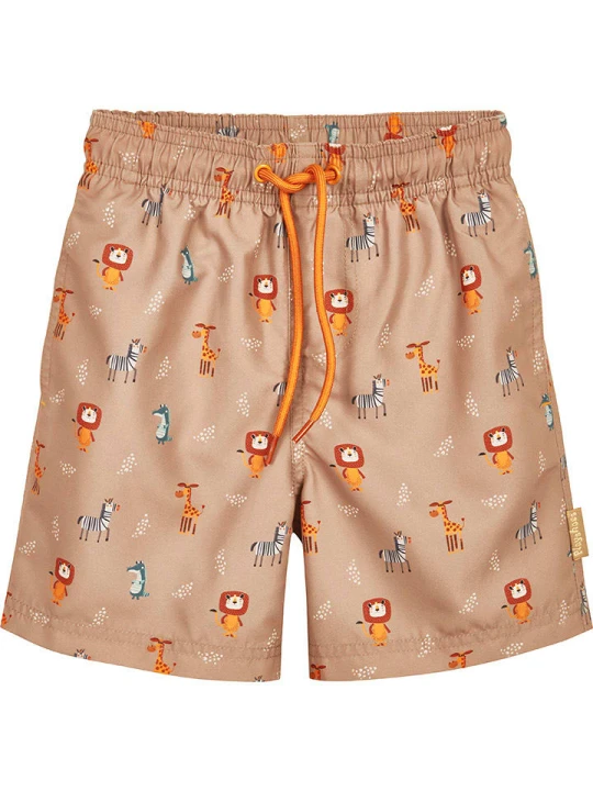 Zdjęcie produktu Playshoes Szorty kąpielowe w kolorze jasnobrązowym rozmiar: 98/104