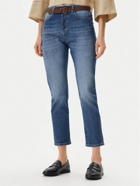 Zdjęcie produktu Please Jeansy P2TDBQ2W5L Niebieski Straight Leg