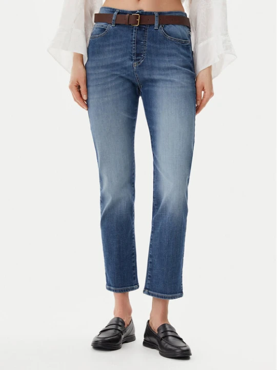 Zdjęcie produktu Please Jeansy P2TDBQ2W8R Niebieski Regular Fit