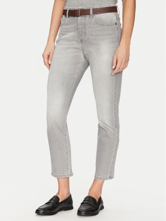 Zdjęcie produktu Please Jeansy P2TDCT5W8S Szary Regular Fit