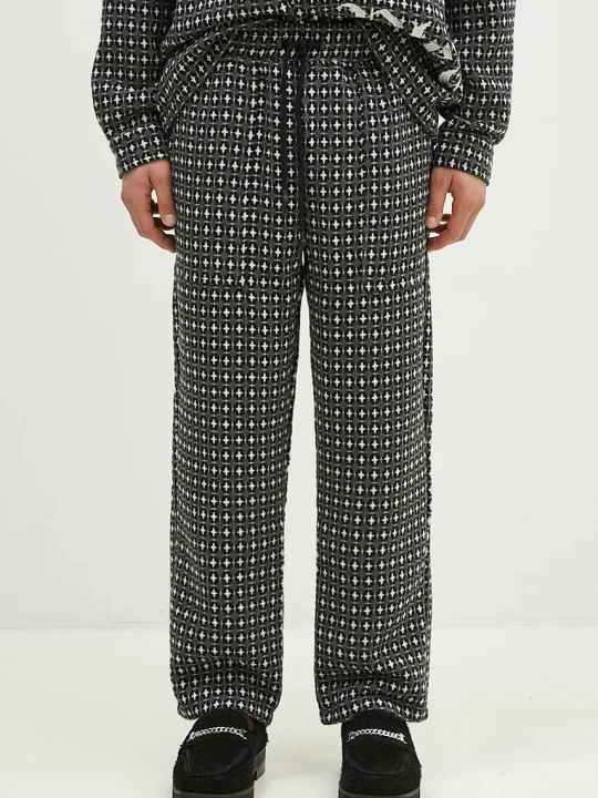 Zdjęcie produktu PLEASURES spodnie z domieszką wełny Cross Easy Pants