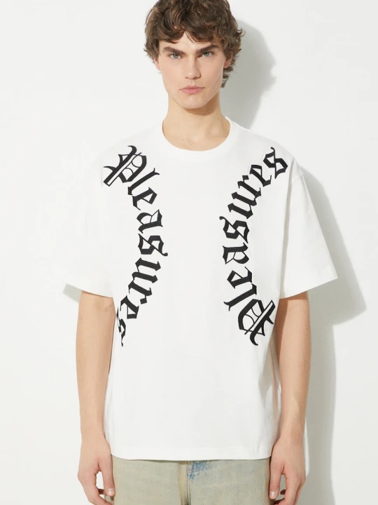 Zdjęcie produktu PLEASURES t-shirt bawełniany Harness Heavyweight T-Shirt