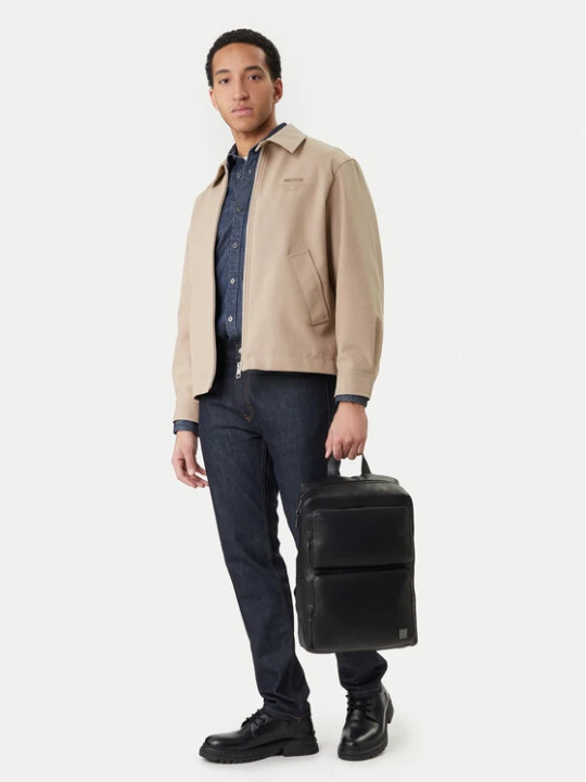 Zdjęcie produktu Plecak Calvin Klein Emblem Hw Slim Pocket Backpack LV04D3289G Czarny