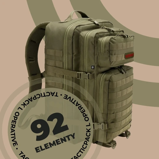 Zdjęcie produktu Plecak ewakuacyjny TACTICPACK Operative 65 l olive Zielony