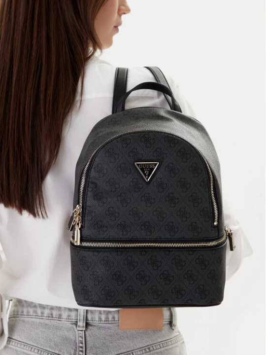 Zdjęcie produktu Plecak Guess Follie Travel TWLB96 76032 Szary Czarny