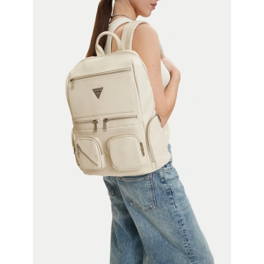Zdjęcie produktu Plecak Guess Jeans CWBEO-GUESS-B-006-09 Écru Kremowy