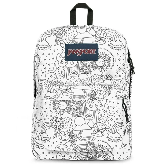 Zdjęcie produktu Plecak JanSport SuperBreak One EK0A5BAGW231 - biało-czarny