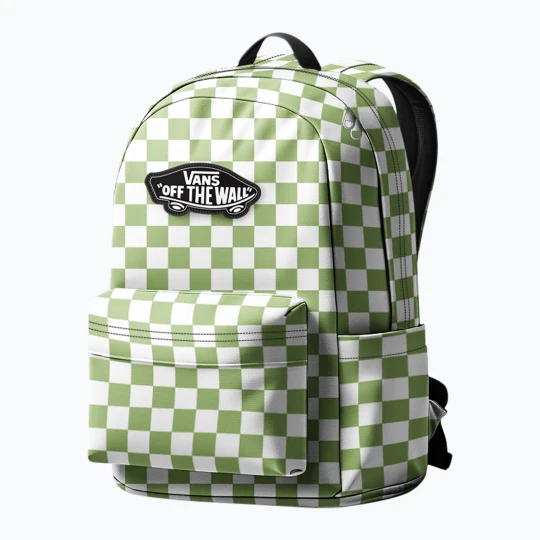 Zdjęcie produktu Plecak miejski dziecięcy Vans Old Skool Grom Check 18 l checkerboard lime burst Zielony