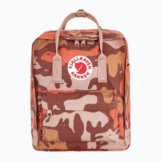 Zdjęcie produktu Plecak miejski Fjällräven Kanken Graphics 16 l chalkrose / hidden animals Różowy