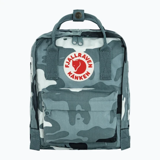 Zdjęcie produktu Plecak miejski Fjällräven Kanken Graphics Mini 7 l nimbus blue/hidden animals