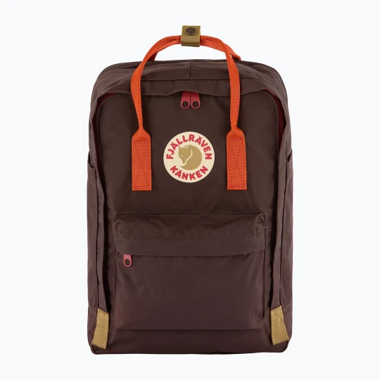 Zdjęcie produktu Plecak miejski Fjällräven Kanken Koncept Laptop 15" 18 l black oak / rowan red Brązowy