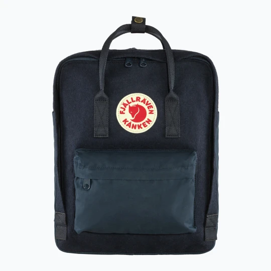 Zdjęcie produktu Plecak miejski Fjällräven Kanken Re-Wool 16 l night sky Granatowy