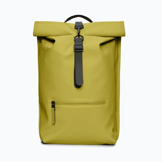 Zdjęcie produktu Plecak miejski Rains Rucksack Rolltop 13 + 4 l glow Żółty