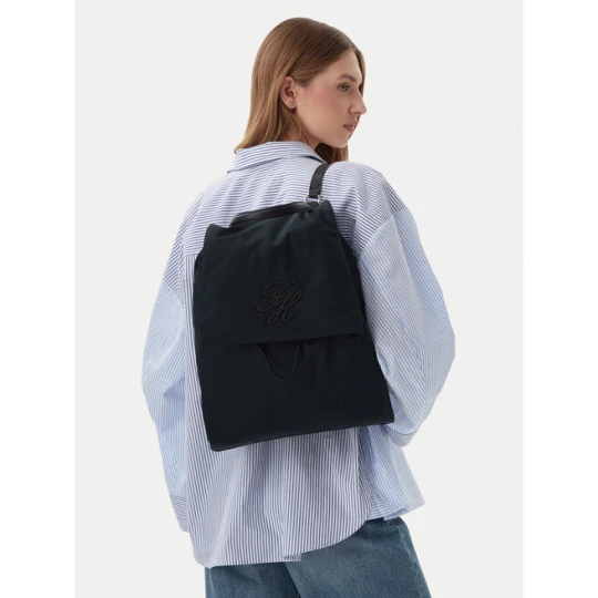 Zdjęcie produktu Plecak Tommy Hilfiger Th Elevated Nylon Backpack AW0AW18427 Czarny