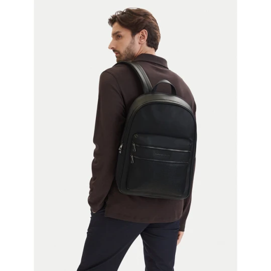 Zdjęcie produktu Plecak Tommy Hilfiger Th Woven Backpack AM0AM14093 Czarny