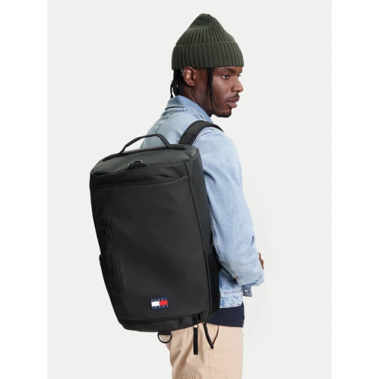Zdjęcie produktu Plecak Tommy Jeans Tjm Elevated Pu Multi Backpack AM0AM13407 Czarny