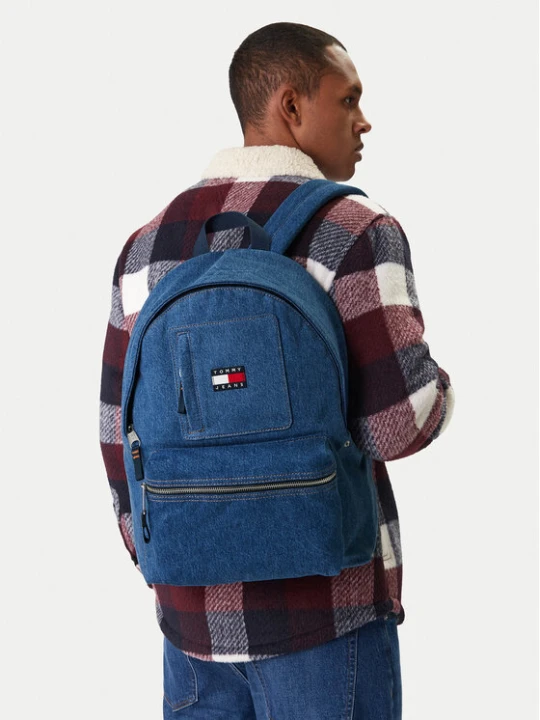 Zdjęcie produktu Plecak Tommy Jeans Tjm Utility Denim Backpack AM0AM14052 Niebieski