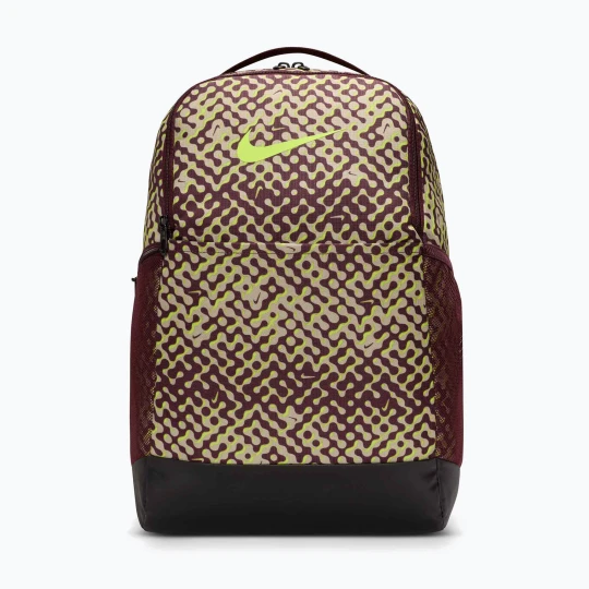 Zdjęcie produktu Plecak treningowy Nike Brasilia 9.5 24 l burgundy crush / black / volt Bordowy