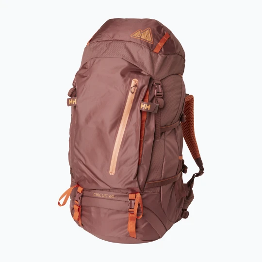 Zdjęcie produktu Plecak turystyczny damski Helly Hansen Circuit Recco 60 l dark cedar Czerwony