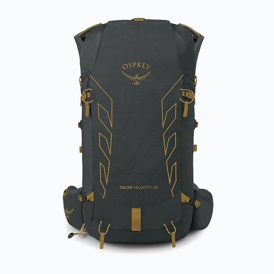 Zdjęcie produktu Plecak turystyczny męski Osprey Talon Velocity 20 l dark charcoal / tumbleweed yellow Szary