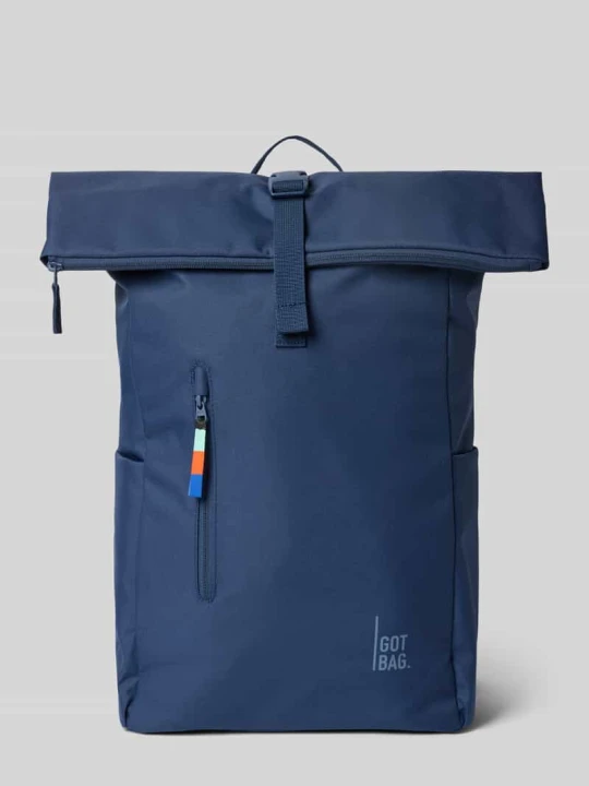 Zdjęcie produktu plecak z kieszenią zapinaną na zamek błyskawiczny model 'ROLLTOP EASY' Gotbag Granatowy