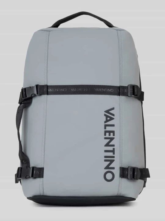 Zdjęcie produktu Plecak z wytłaczanym logo model 'AXEL' VALENTINO BAGS Jasnoszary