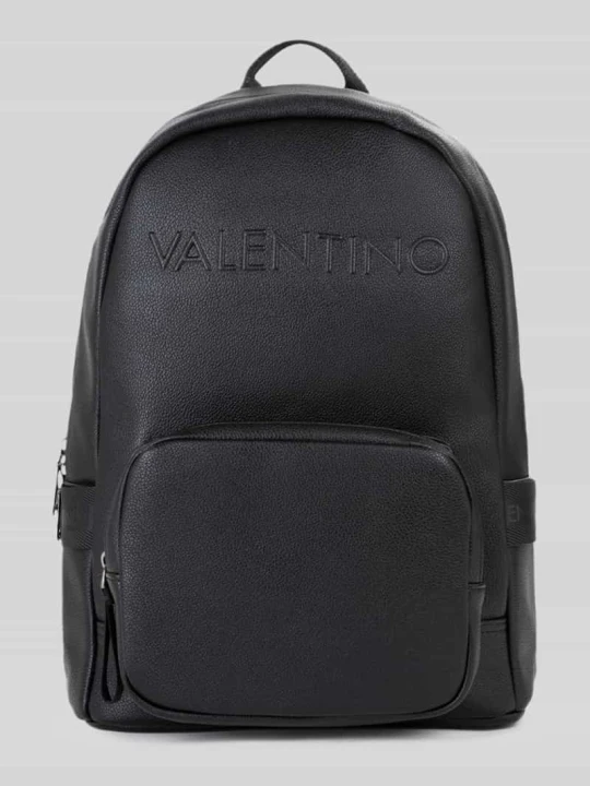 Zdjęcie produktu Plecak z wytłaczanym logo model 'ELITE' VALENTINO BAGS Czarny