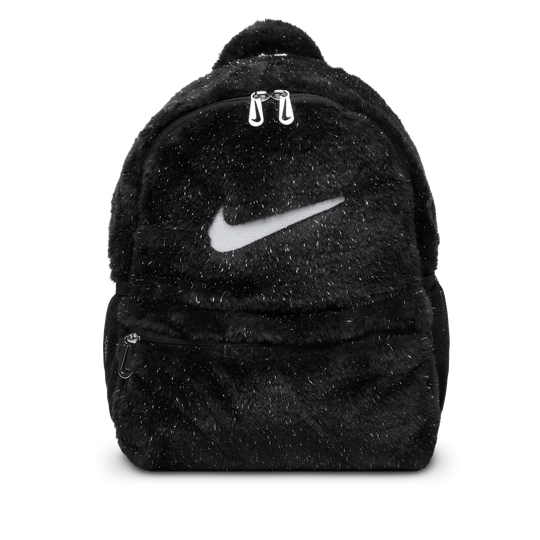 Zdjęcie produktu Plecak ze sztucznego futra dla dużych dzieci Nike (11 l) - Czerń