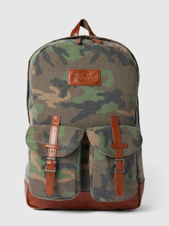 Zdjęcie produktu Plecak ze wzorem moro model 'CODY' MC2 Saint Barth Khaki