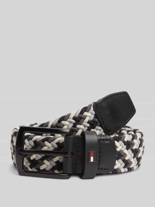 Zdjęcie produktu Pleciony pasek model 'DENTON' Tommy Hilfiger czarny