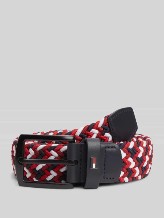 Zdjęcie produktu Pleciony pasek model 'DENTON' Tommy Hilfiger Granatowy