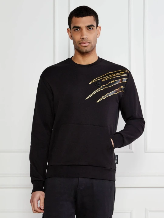 Zdjęcie produktu Plein Sport Bluza LS Lamina Scratch | Regular Fit czarny