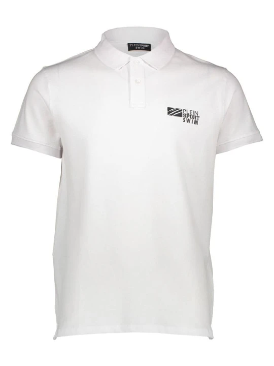 Zdjęcie produktu Plein Sport Koszulka polo w kolorze białym rozmiar: M