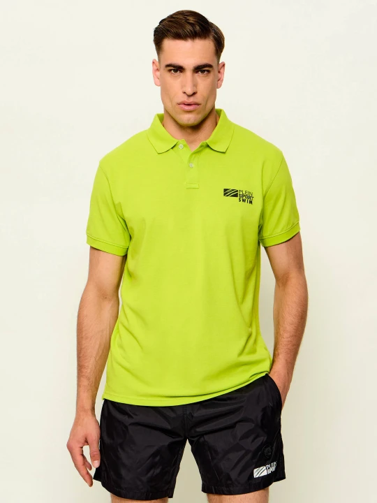Zdjęcie produktu Plein Sport Polo | Regular Fit limonkowy