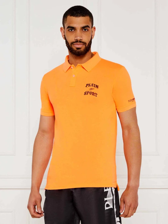 Zdjęcie produktu Plein Sport Polo SAEC | Regular Fit pomarańczowy
