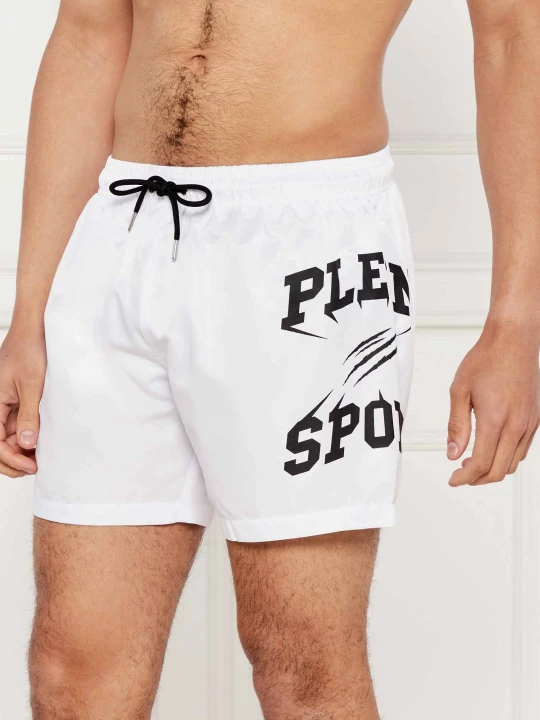 Zdjęcie produktu Plein Sport Szorty kąpielowe | Regular Fit biały