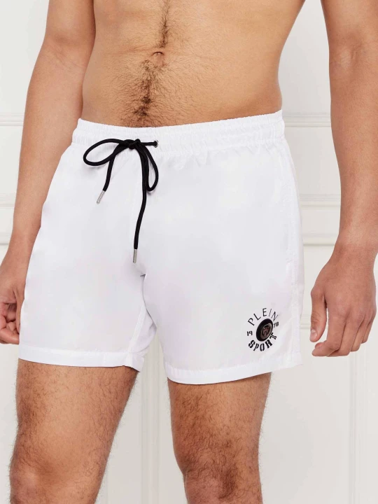 Zdjęcie produktu Plein Sport Szorty kąpielowe | Regular Fit biały