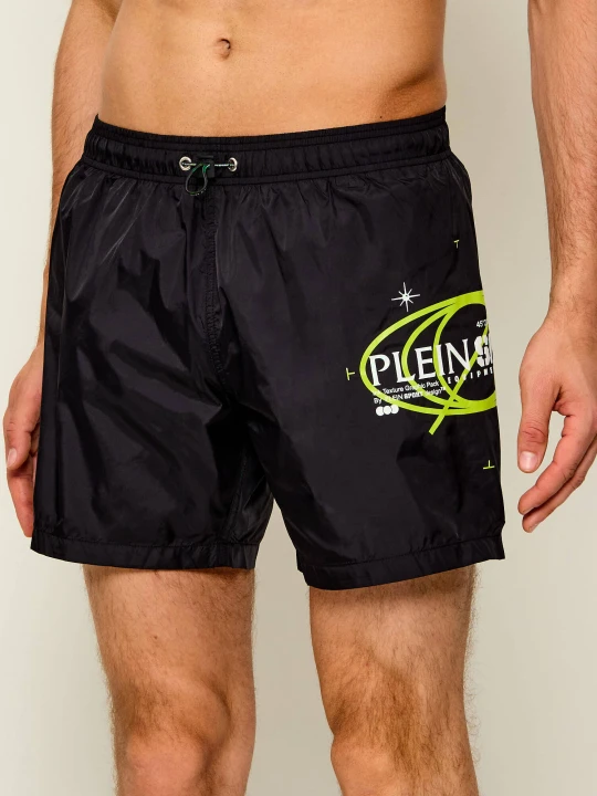 Zdjęcie produktu Plein Sport Szorty kąpielowe | Regular Fit czarny