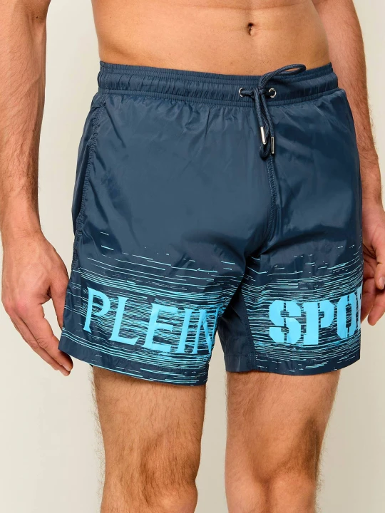 Zdjęcie produktu Plein Sport Szorty kąpielowe | Regular Fit granatowy