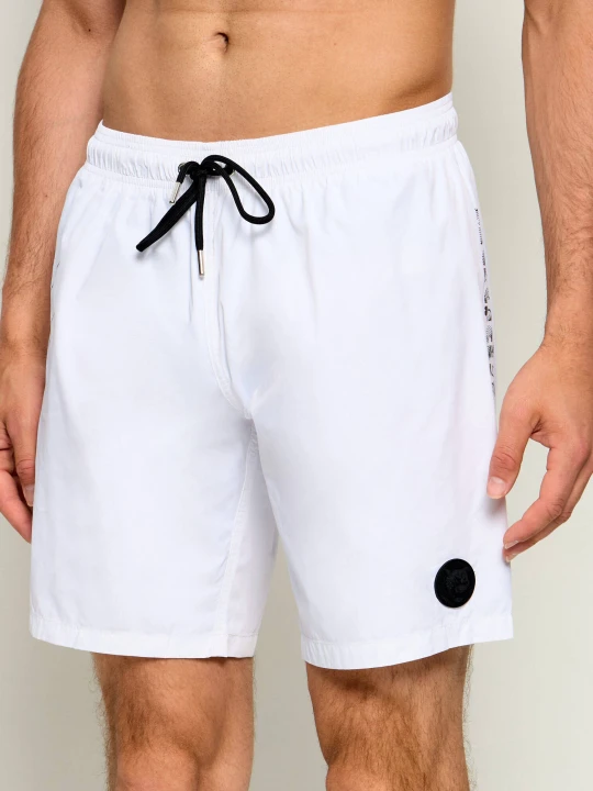Zdjęcie produktu Plein Sport Szorty kąpielowe | Regular Fit biały