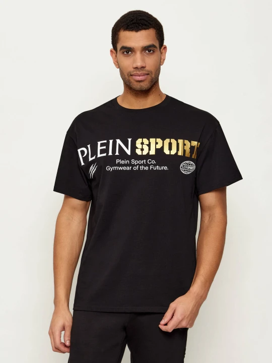 Zdjęcie produktu Plein Sport T-shirt Chest Logo | Loose fit czarny