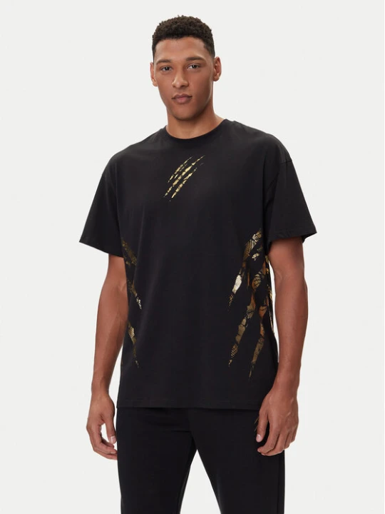 Zdjęcie produktu Plein Sport T-Shirt FAEC MTK8358 STE001N Czarny Loose Fit