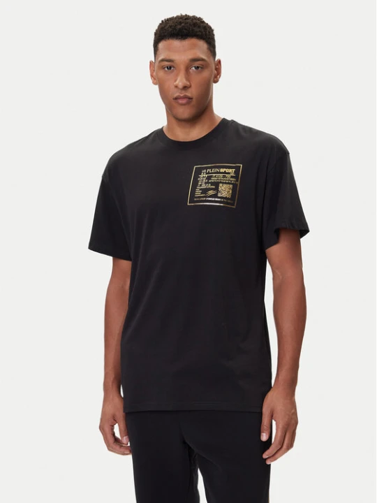 Zdjęcie produktu Plein Sport T-Shirt FAEC MTK8362 STE001N Czarny Loose Fit